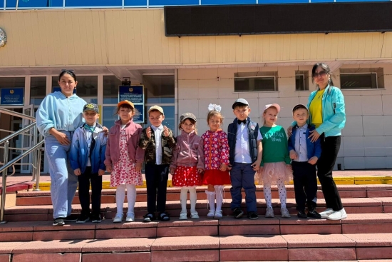 22.05.2026 Выступление наших деток в ДК Воспитанники группы предшкольной подготовки “Айгөлек”🌈